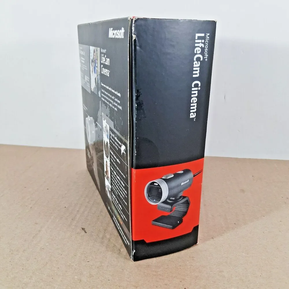 Microsoft Lifecam Cinema 1393 720p HD Wide Screen Webcam USB Camera NEW